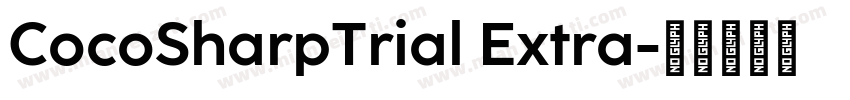 CocoSharpTrial Extra字体转换